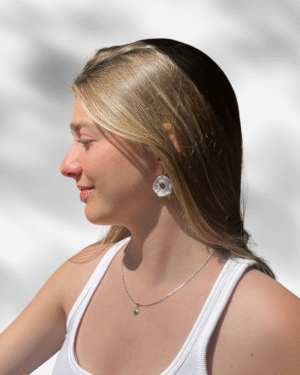 Pendientes plateados