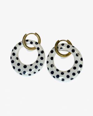 Pendientes Aro Topos Dorados