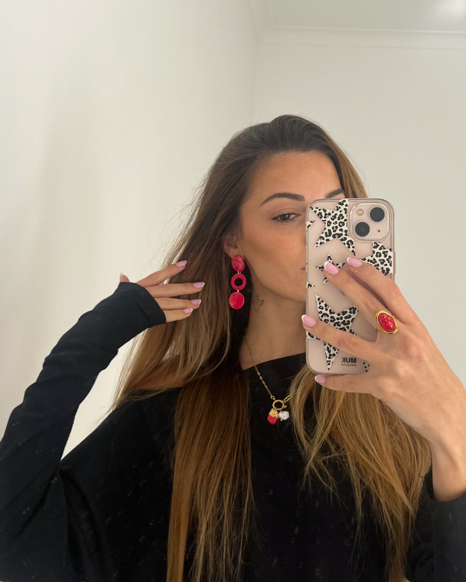 Pendientes Ivy Rojos