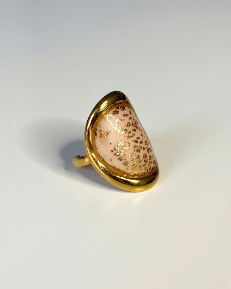 Anillo ovalado M - Blanco - Imagen 3
